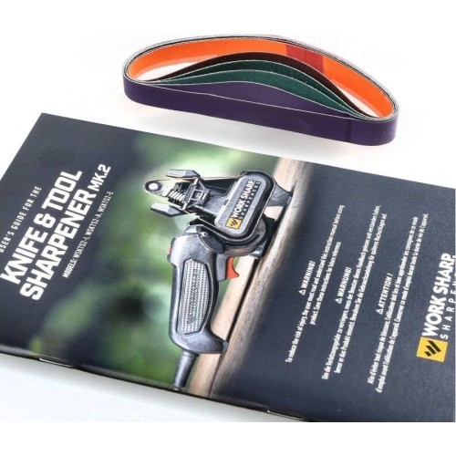 Work Sharp WSKTS MK.2 electric sharpener.