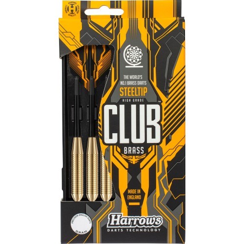 Plieniniai smiginio strėliukai Harrows Club Brass, 3 vnt.