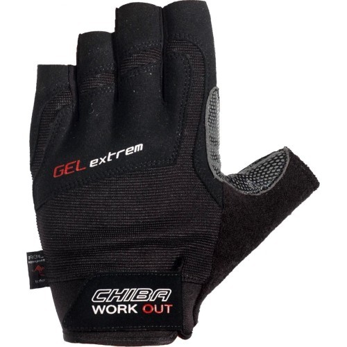 Chiba - 42166 42162 Gel Extrem Gloves (black) pirštinės