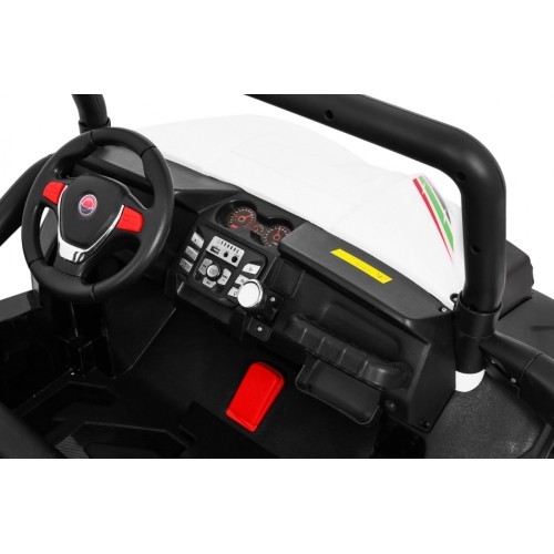 Elektromobilis Grand Buggy 4x4 LIFT STRONG, baltas