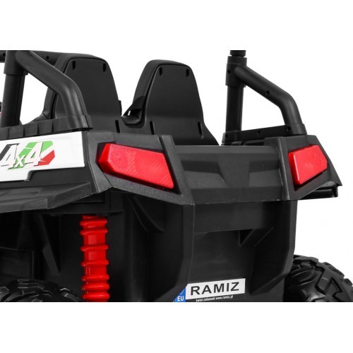 Elektromobilis Grand Buggy 4x4 LIFT STRONG, baltas