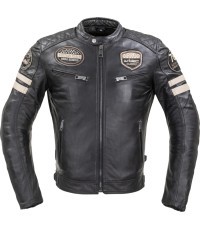 Men’s Leather Jacket W-TEC Milano - Black