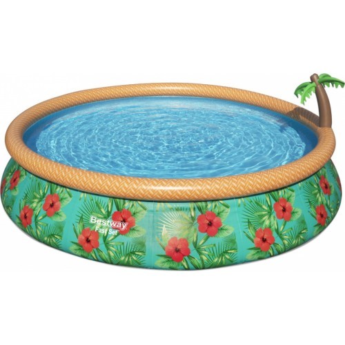 Baseinas Bestway 457x84 cm, apvalus, su filtro siurbliu