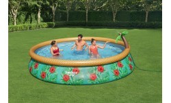 Baseinas Bestway 457x84 cm, apvalus, su filtro siurbliu