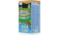 Baseinas Bestway 457x84 cm, apvalus, su filtro siurbliu