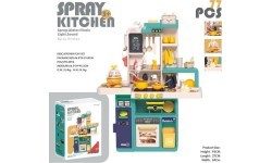 Kitchen Kitchenette with Light and Sound Function 78 pieces.