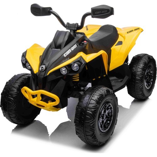 Elektrinis keturratis Maverick ATV, geltonas