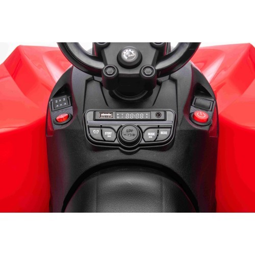 Keturratis Maverick ATV raudonas