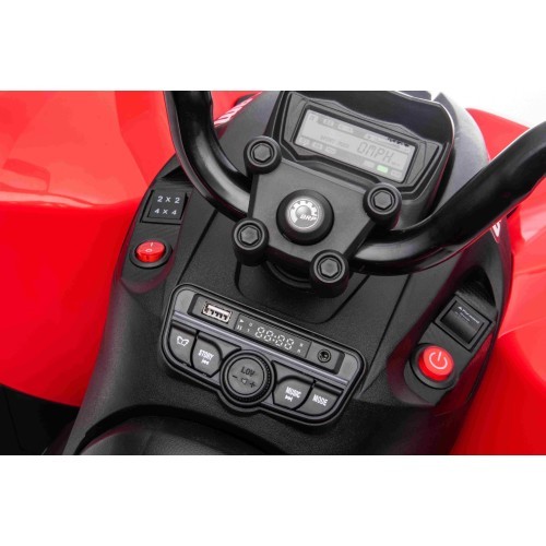 Keturratis Maverick ATV raudonas