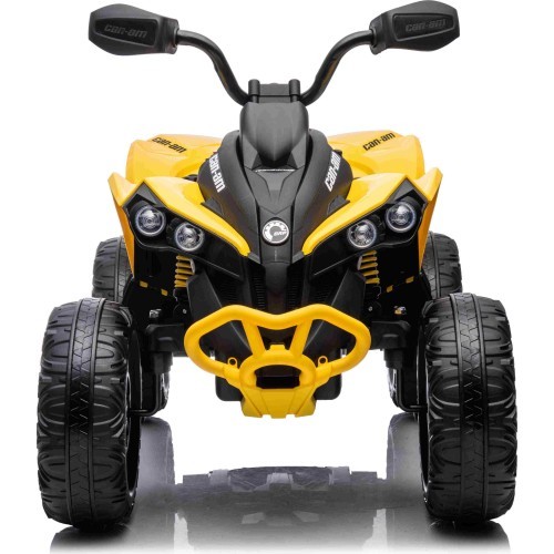 Elektrinis keturratis Maverick ATV, geltonas