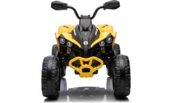 Elektrinis keturratis Maverick ATV, geltonas