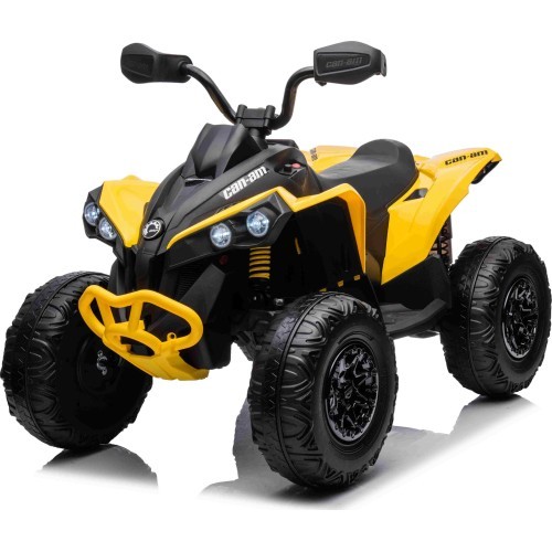Elektrinis keturratis Maverick ATV, geltonas