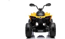 Elektrinis keturratis Maverick ATV, geltonas