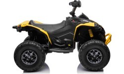 Elektrinis keturratis Maverick ATV, geltonas