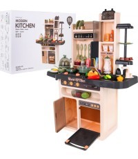 Детская кухня KitchenEtte с проточной водой, 65 предметов