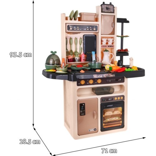 Детская кухня KitchenEtte с проточной водой, 65 предметов