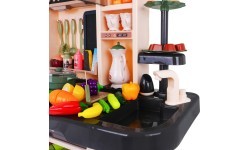 Детская кухня KitchenEtte с проточной водой, 65 предметов