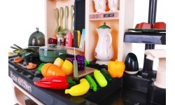 Детская кухня KitchenEtte с проточной водой, 65 предметов