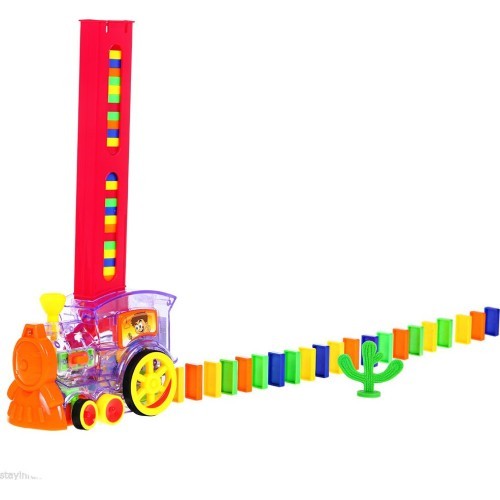 Žaislinis lokomotyvas DOMINO su garsu