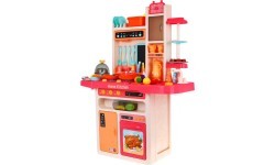 Vaikiška virtuvėlė KitchenEtte su čiaupu ir vandeniu, 65 dalys