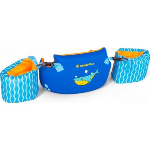 2-in-1 Children’s Pool Float Vest w/ Water Wings inSPORTline Banarito - Blue