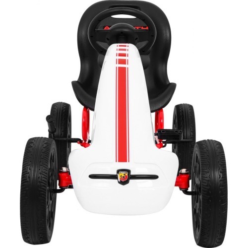 Kartingas Abarth, baltas