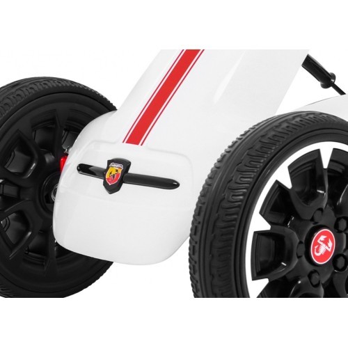 Картинг Abarth, белый