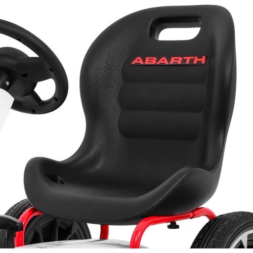 Kartingas Abarth, baltas