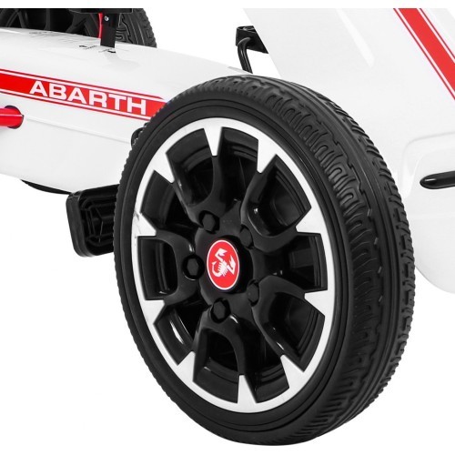 Kartingas Abarth, baltas