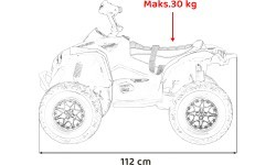 Квадроцикл Maverick ATV белый