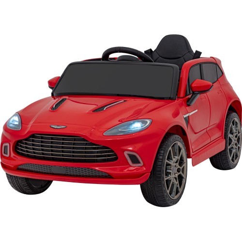 Электромобиль Aston Martin DBX, красный