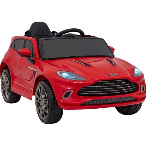 Электромобиль Aston Martin DBX, красный