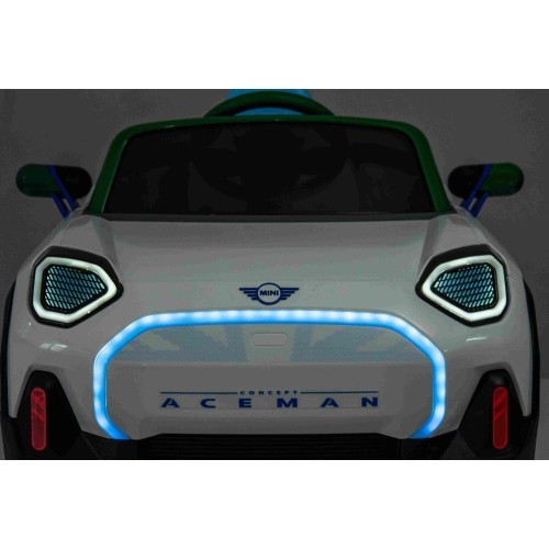 Mini Concept Aceman elektromobilis, baltas
