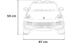 Elektromobilis Porsche Cayenne S, baltas