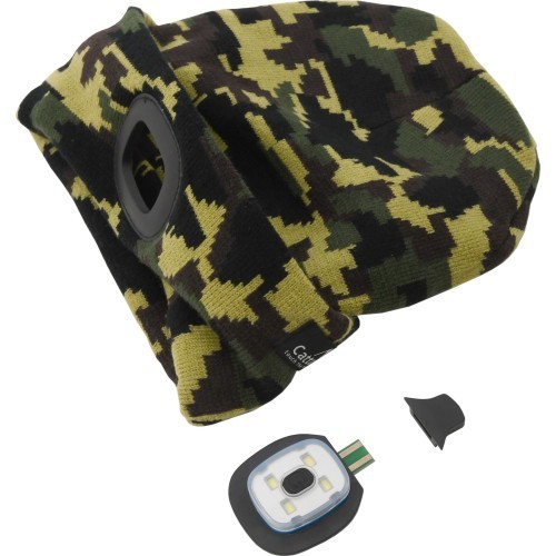 Kepurė su LED žibintuvėliu Cattara Army