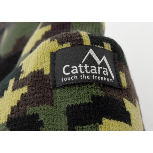 Cap with LED flashlight Cattara Army