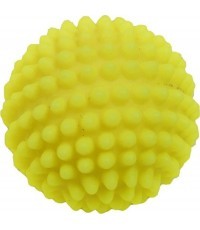 AMAYA Massage ball reflex hedgehog with soft spikes 6 cm yellow