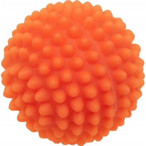 AMAYA masažinis kamuoliukas ežys su minkštais spygliais 6 cm oranžinis