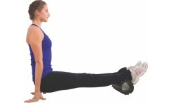 AMAYA Massage roller PILATES black