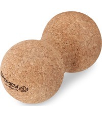 Spokey Oak dvigubas masažo kamuoliukas (natūralus kamštis)
