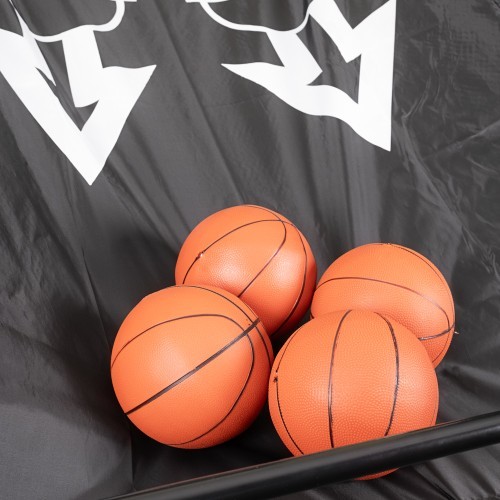 Dvigubas krepšinio stovas su rezultatų lenta inSPORTline Calister