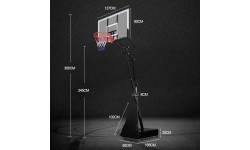 Basketball Hoop w/ Stand inSPORTline Cleveland Steel III