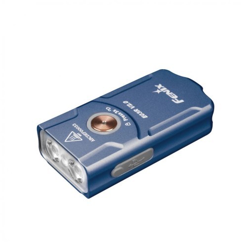 Fenix E03R V2.0 LED žibintuvėlis, mėlynas