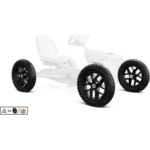 Колесо 10-спицевое чёрное 12,5x2,25-8 внедорожное, Jeep