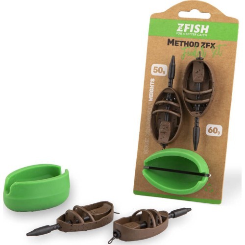 ZFISH Method Feeder rinkinys ZFX 30, 40 g + forma