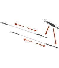 Поводковые звенья и вертлюг с быстрой сменой Filfishing
