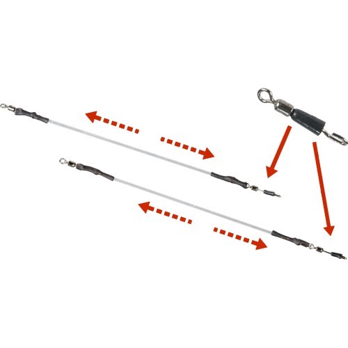 Поводковые звенья и вертлюг с быстрой сменой Filfishing