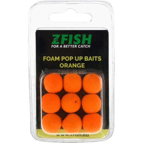 Zfish Foam Pop up masalai oranžiniai 15 mm