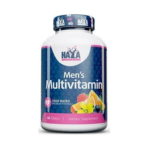 Haya Labs Food Based Men&39s Multi 60 tab. (vitaminai vyrams)