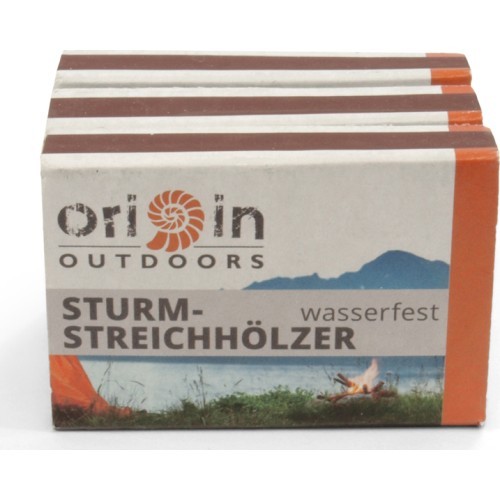 Neperšlampantys audros degtukai Origin Outdoors